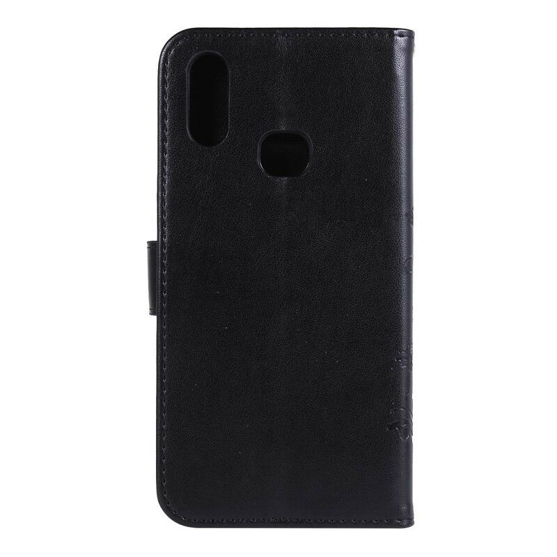 Flip Cover Samsung Galaxy A10s Sommerfugle Og Blomster