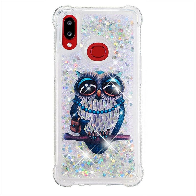 Mobilcover Samsung Galaxy A10s Frøken Glitterugle
