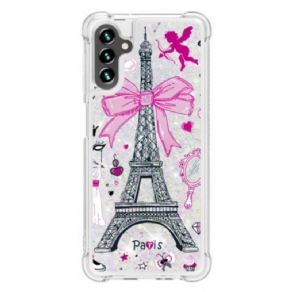 Cover Samsung Galaxy A54 5G Eiffeltårnets Pailletter