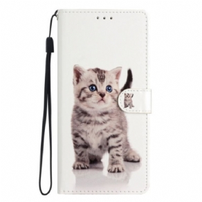 Flip Cover Samsung Galaxy A54 5G Med Snor Smuk Killing Med Rem
