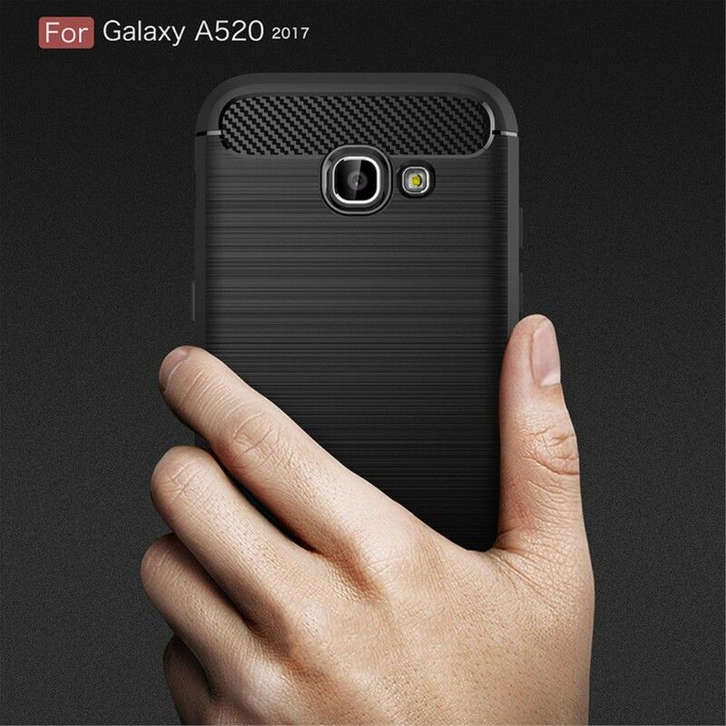 Cover Samsung Galaxy A5 2017 Børstet Kulfiber