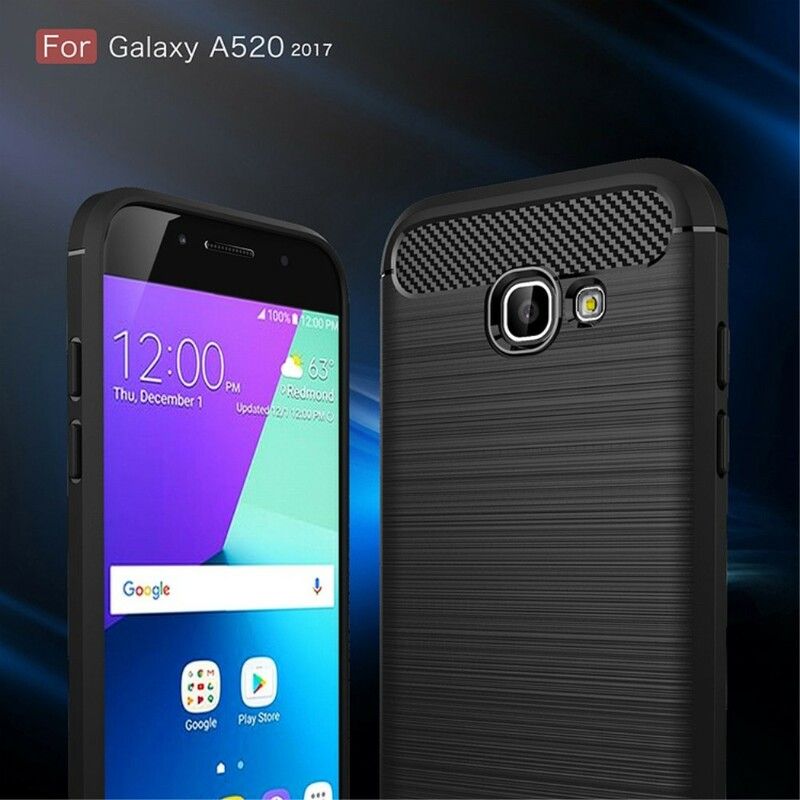 Cover Samsung Galaxy A5 2017 Børstet Kulfiber