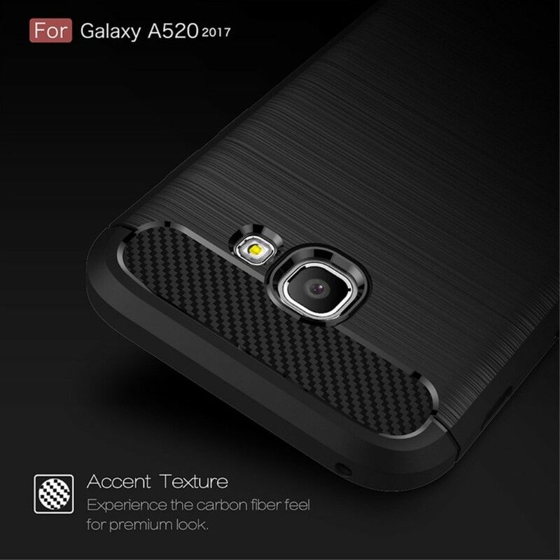 Cover Samsung Galaxy A5 2017 Børstet Kulfiber