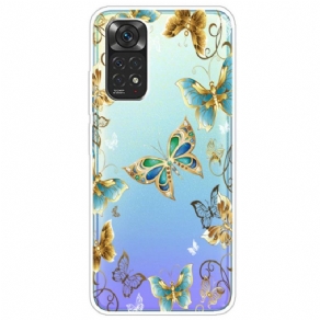 Cover Xiaomi Redmi Note 11 / 11S Flyvende Sommerfugle