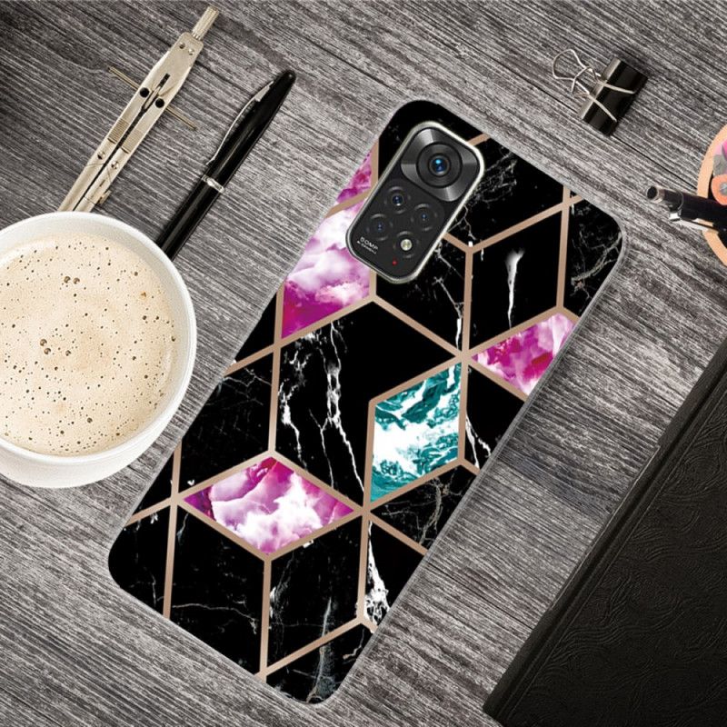 Cover Xiaomi Redmi Note 11 / 11S Marmorgeometri
