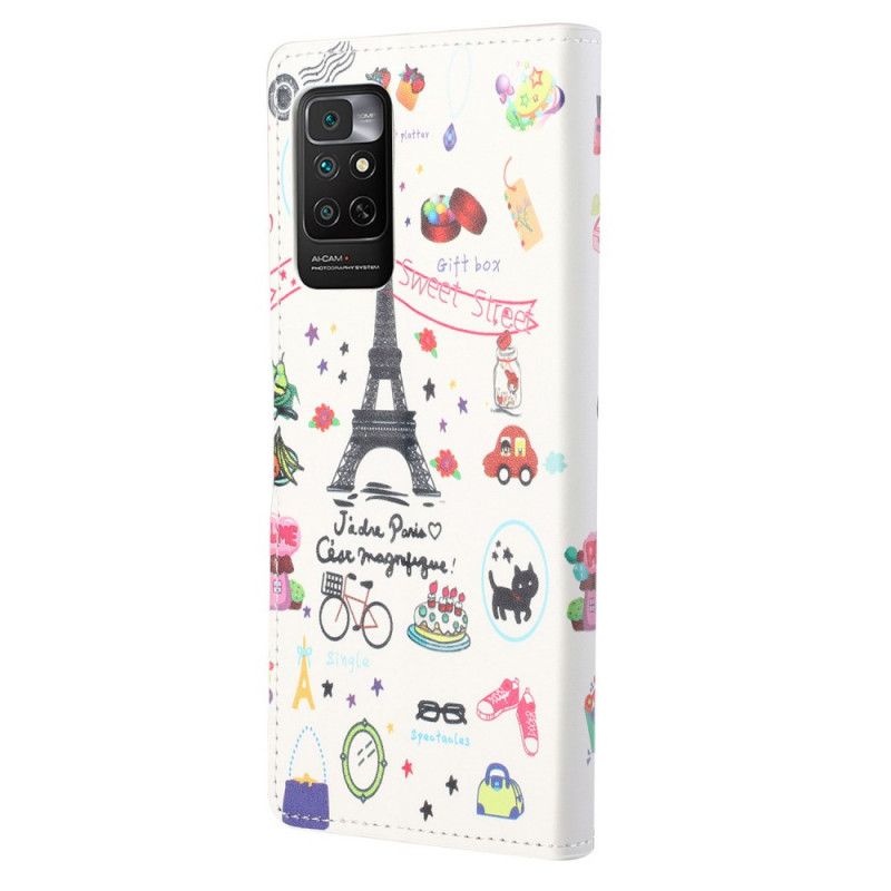 Flip Cover Xiaomi Redmi Note 11 / 11S Jeg Elsker Paris