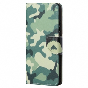 Læder Cover Xiaomi Redmi Note 11 / 11S Camouflage