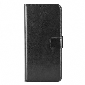 Læder Cover Xiaomi Redmi Note 11 / 11S Flashy Imiteret Læder
