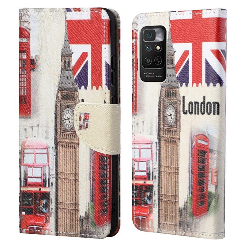 Læder Cover Xiaomi Redmi Note 11 / 11S London Life