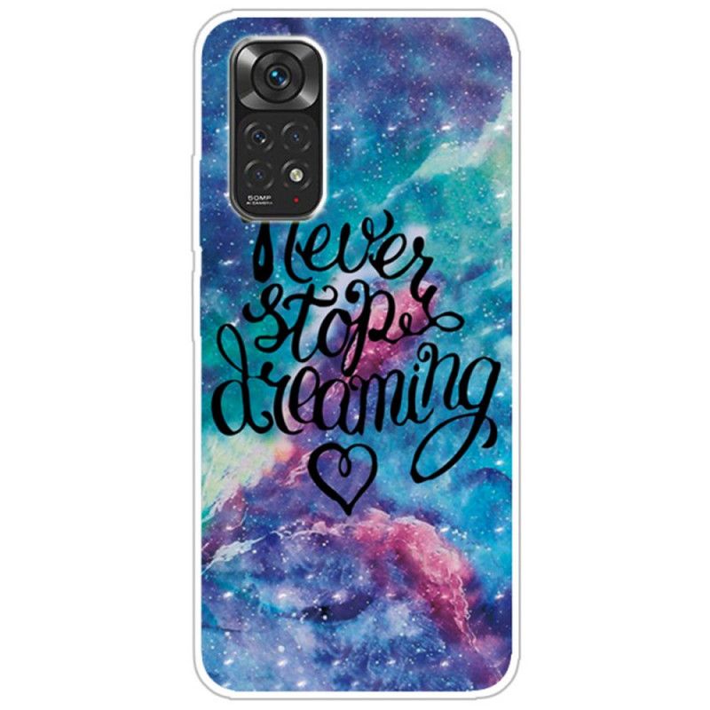 Mobilcover Xiaomi Redmi Note 11 / 11S Hold Aldrig Op Med At Drømme