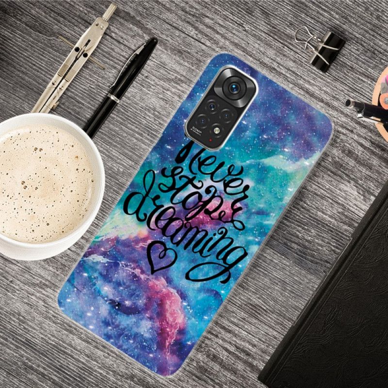 Mobilcover Xiaomi Redmi Note 11 / 11S Hold Aldrig Op Med At Drømme