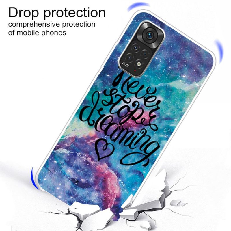 Mobilcover Xiaomi Redmi Note 11 / 11S Hold Aldrig Op Med At Drømme