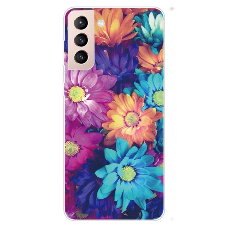 Cover Samsung Galaxy S22 Plus 5G Fleksible Blomster