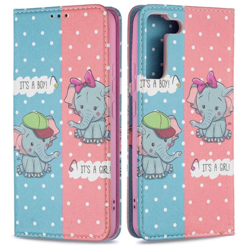 Cover Samsung Galaxy S22 Plus 5G Flip Cover Elefanter