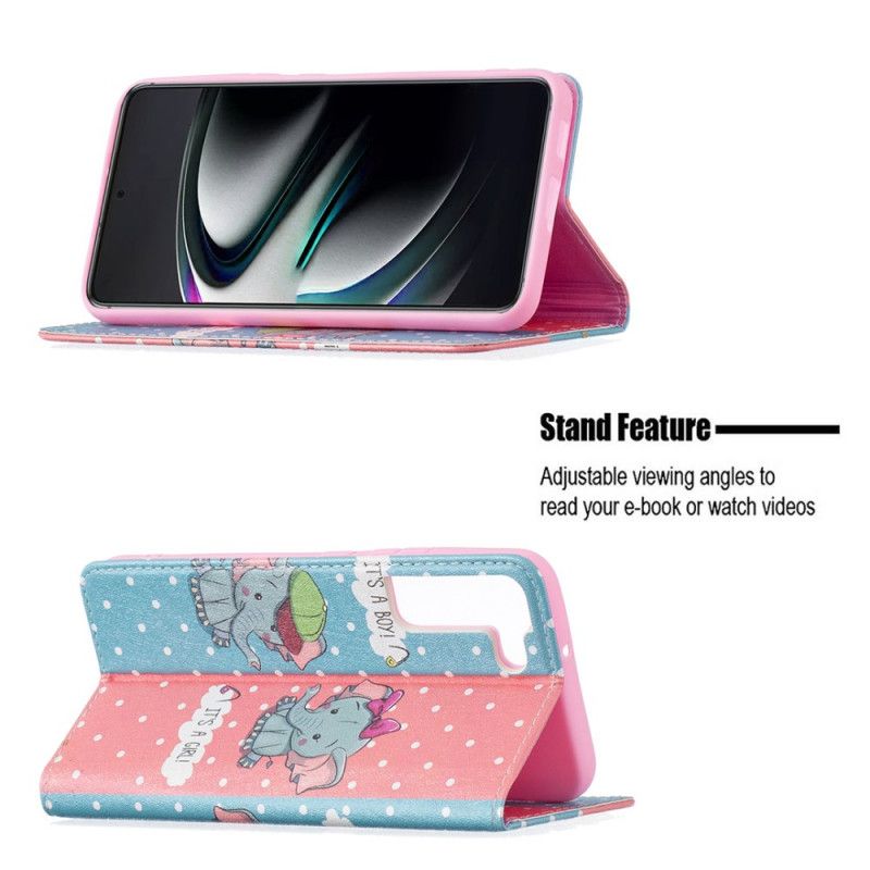 Cover Samsung Galaxy S22 Plus 5G Flip Cover Elefanter