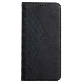 Cover Samsung Galaxy S22 Plus 5G Flip Cover Læderstil Med Diamanttekstur