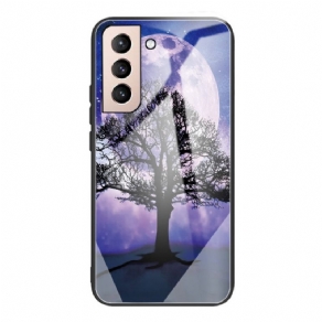 Cover Samsung Galaxy S22 Plus 5G Verdenstræ Hærdet Glas
