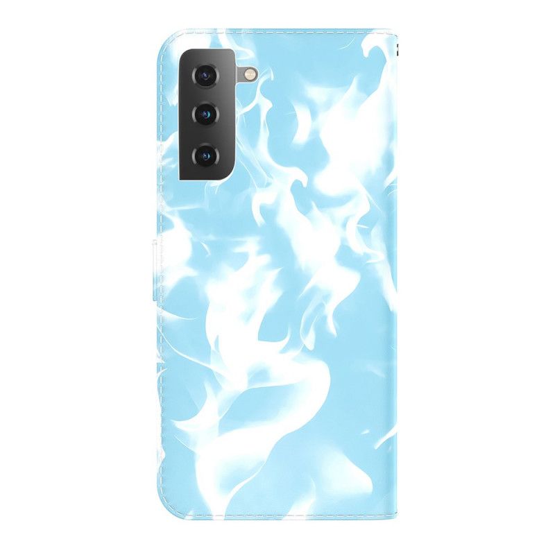 Flip Cover Samsung Galaxy S22 Plus 5G Abstrakt Mønster