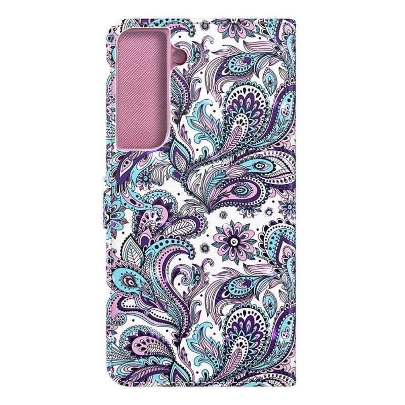 Flip Cover Samsung Galaxy S22 Plus 5G Blomstermønstre