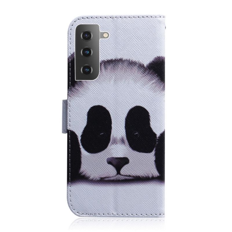 Flip Cover Samsung Galaxy S22 Plus 5G Panda Ansigt