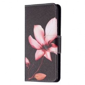 Flip Cover Samsung Galaxy S22 Plus 5G Pink Blomst