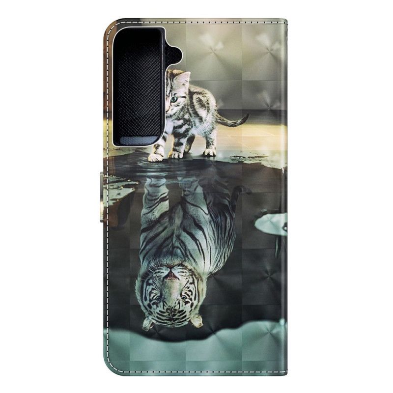 Læder Cover Samsung Galaxy S22 Plus 5G Ernest The Tiger
