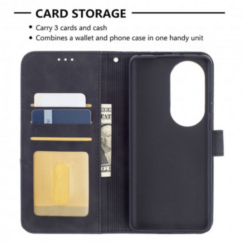 Flip Cover Huawei P50 Pro Binfen Farvetrekanter