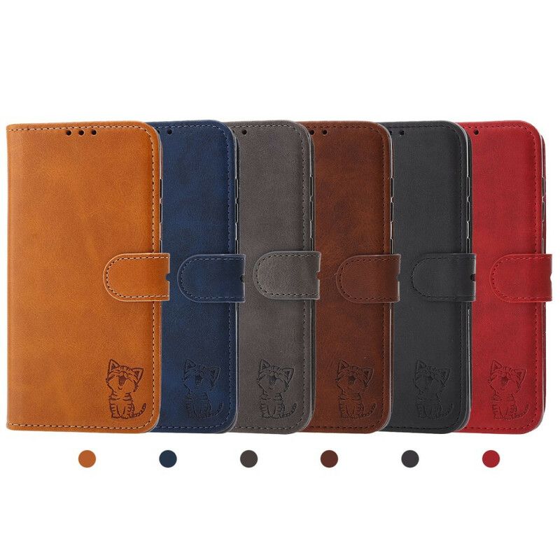 Læder Cover Huawei P50 Pro Imiteret Læderkilling