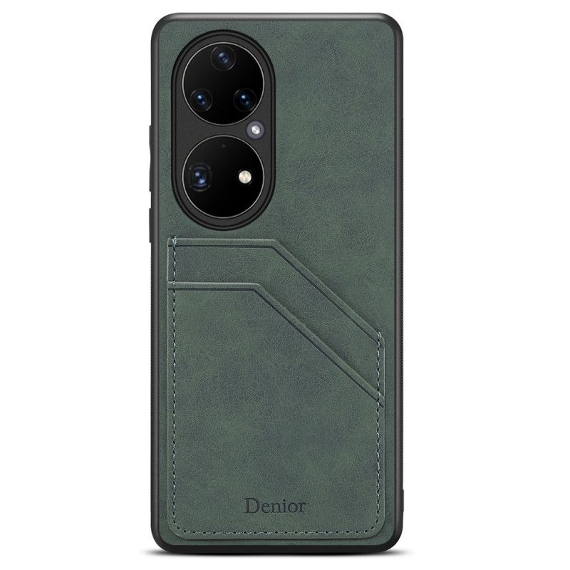 Mobilcover Huawei P50 Pro Denior Double Slot Card Holder