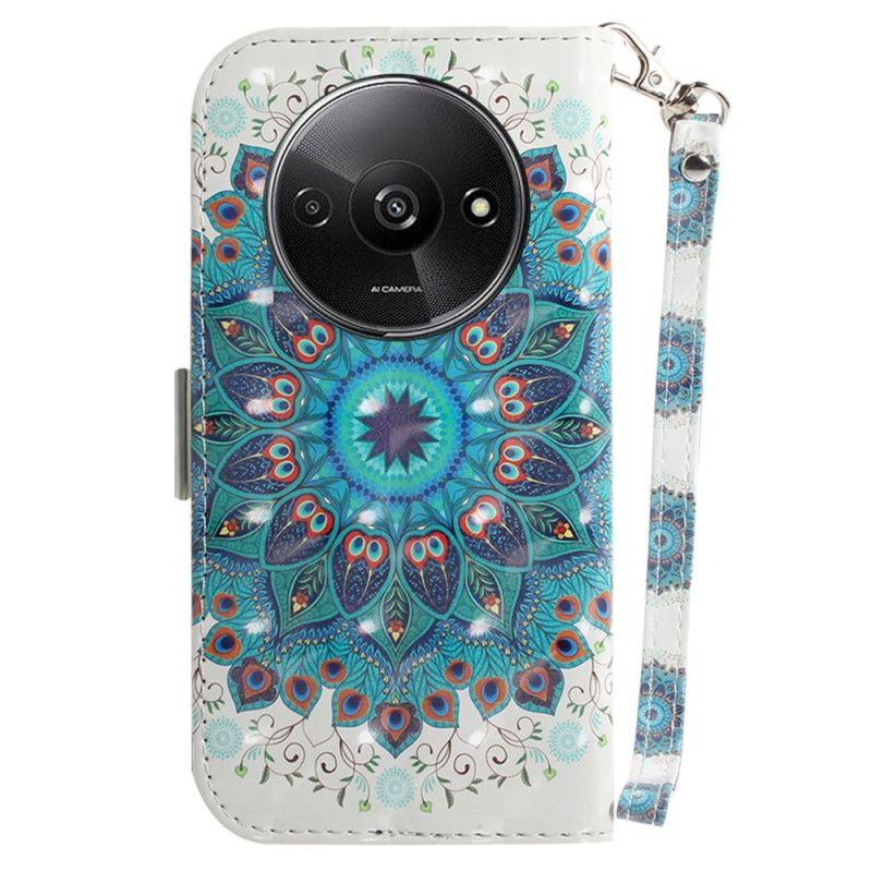 Flip Cover Poco C61 Grøn Mandala Med Rem