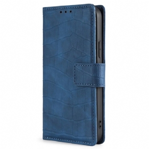Læder Cover Poco C61 Telefon Etui Krokodilletekstur