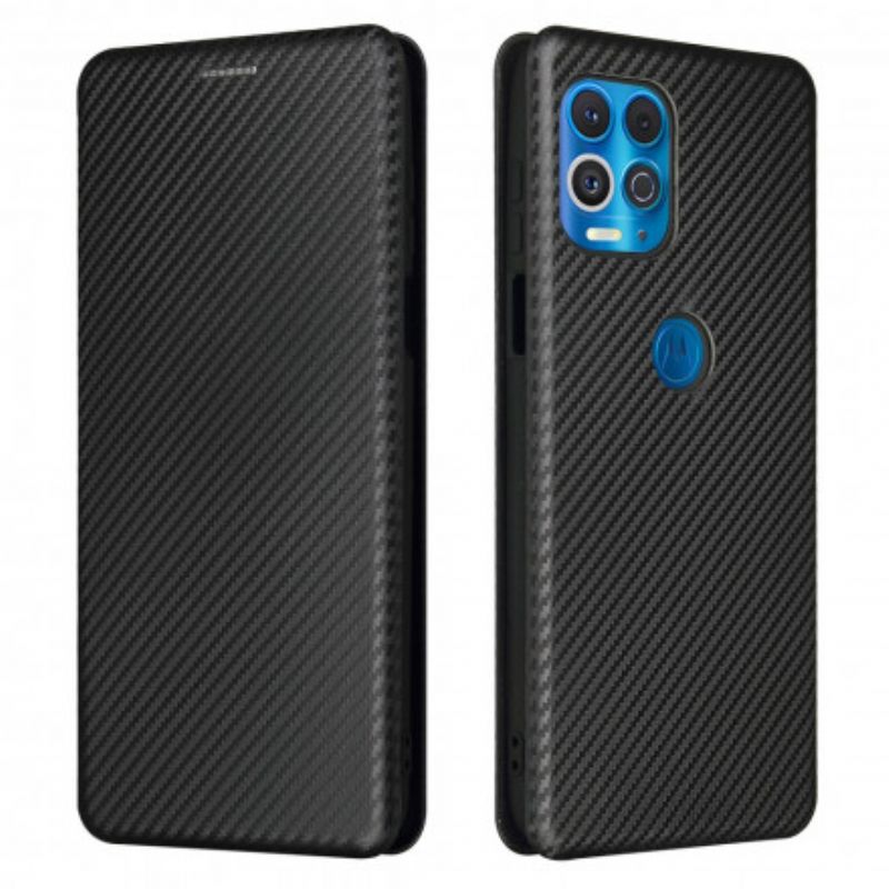 Cover Moto G100 Flip Cover Silicone Carbon