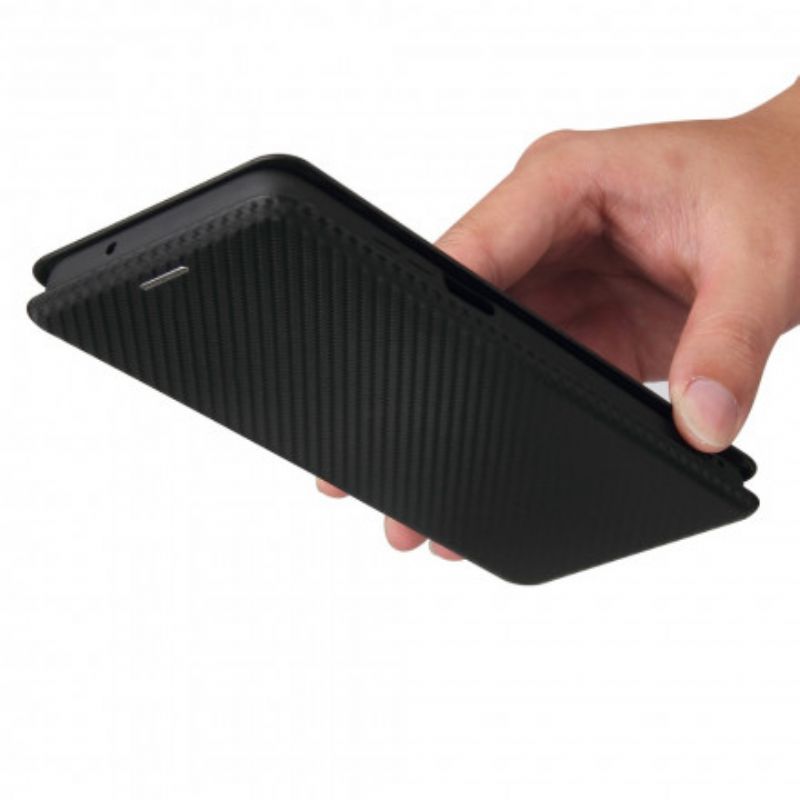 Cover Moto G100 Flip Cover Silicone Carbon
