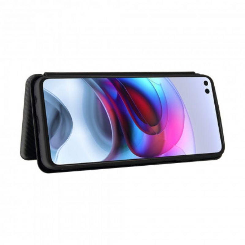 Cover Moto G100 Flip Cover Silicone Carbon