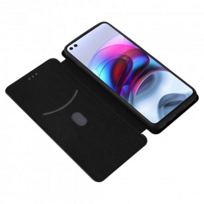 Cover Moto G100 Flip Cover Silicone Carbon