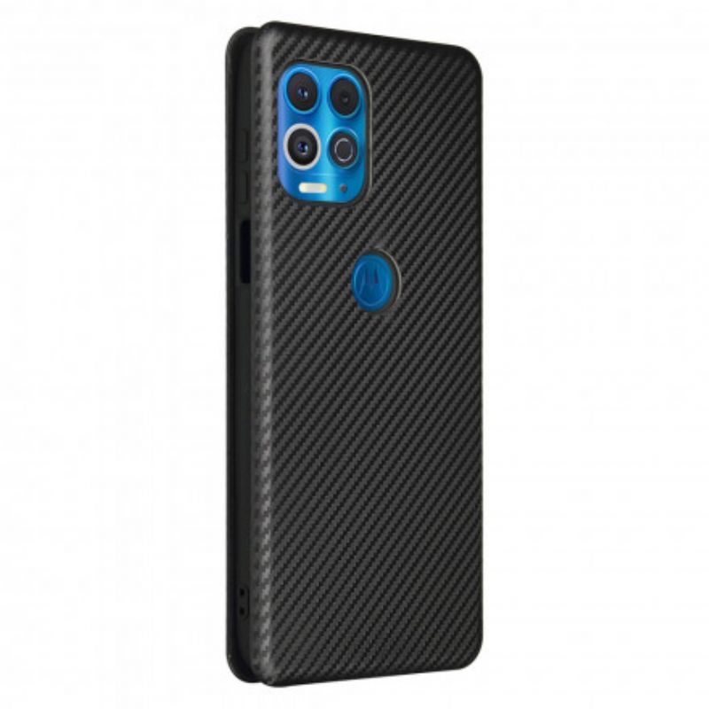 Cover Moto G100 Flip Cover Silicone Carbon