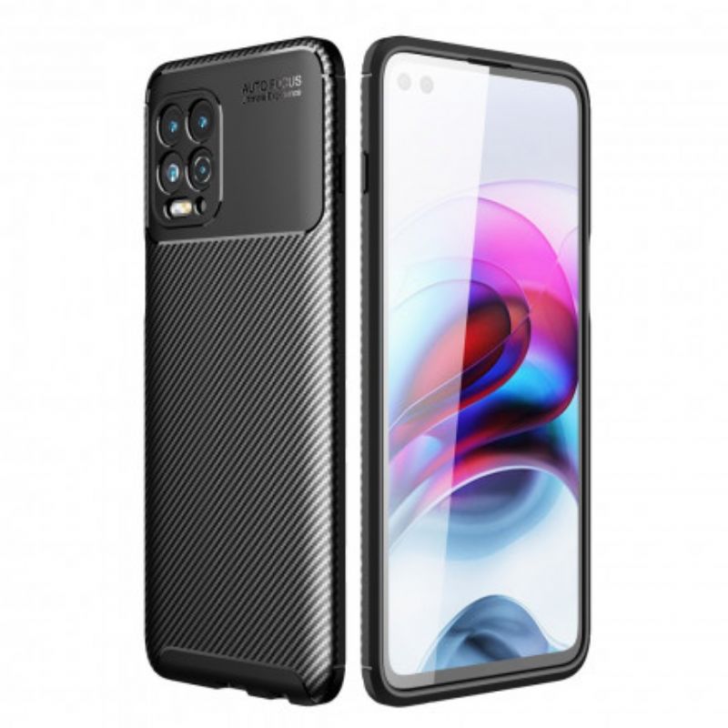 Cover Moto G100 Kulfibertekstur Fleksibel