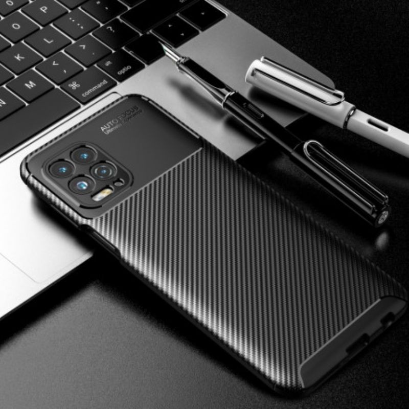 Cover Moto G100 Kulfibertekstur Fleksibel
