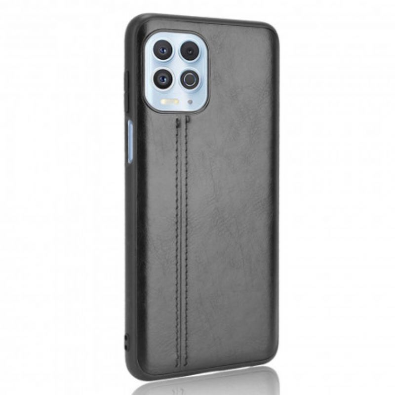 Cover Moto G100 Søm Lædereffekt