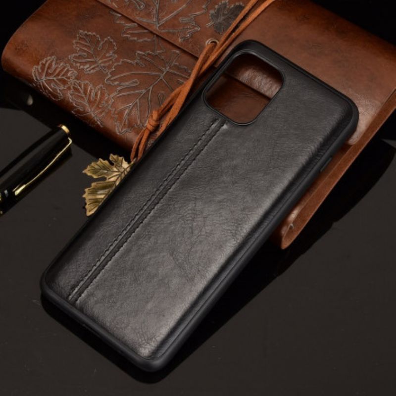 Cover Moto G100 Søm Lædereffekt