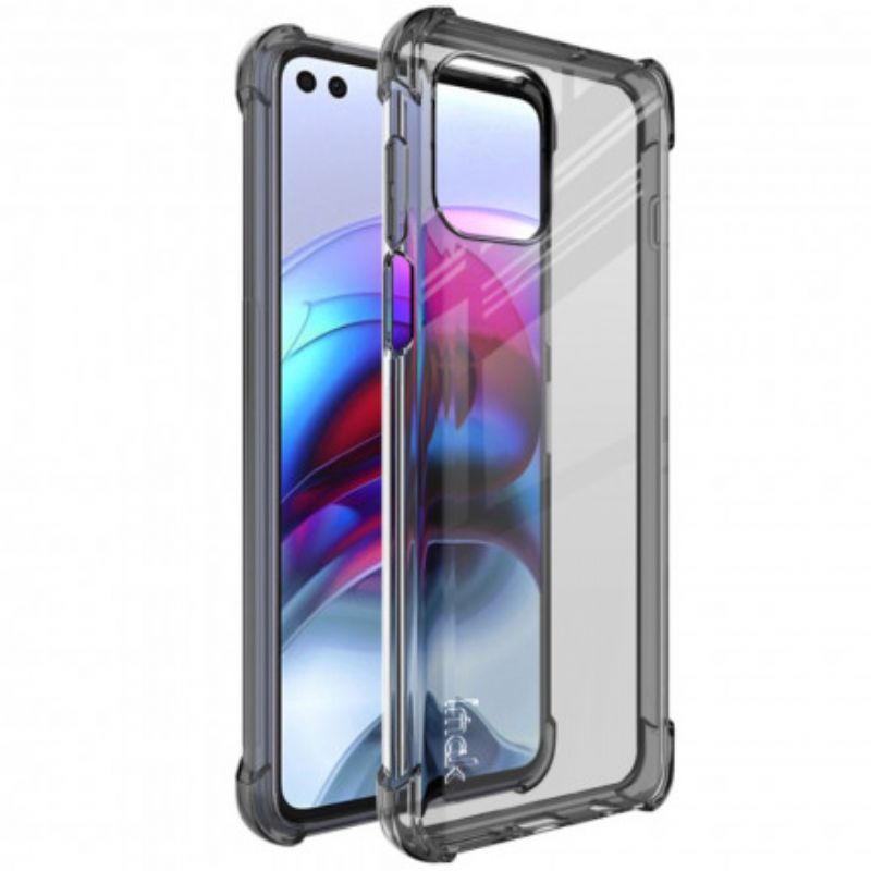 Cover Moto G100 Transparent Med Imak Skærmfilm