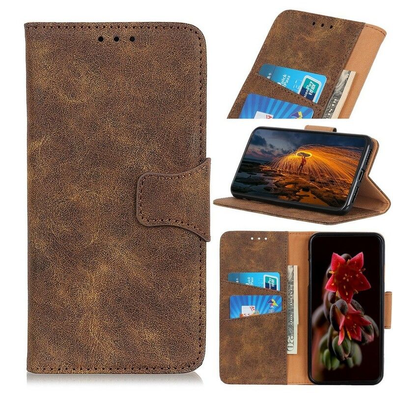 Flip Cover Huawei P Smart Z / Honor 9X Læder Cover Dobbeltsidet Magnetisk Klap