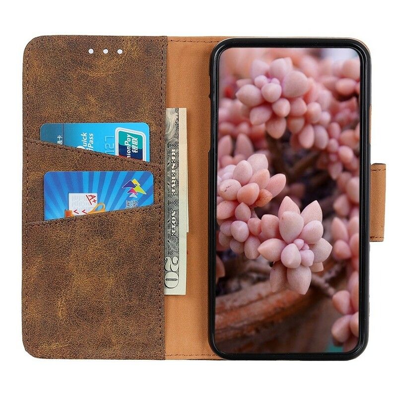 Flip Cover Huawei P Smart Z / Honor 9X Læder Cover Dobbeltsidet Magnetisk Klap