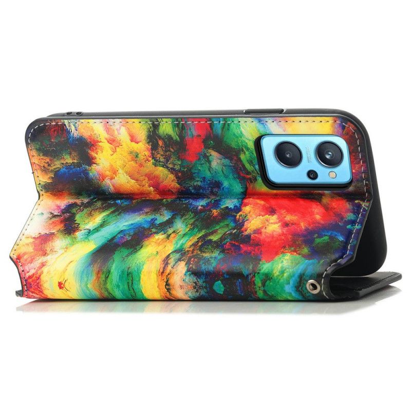 Cover Realme 9i Flip Cover Akvarel