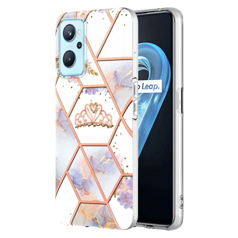 Cover Realme 9i Marmoreret Krone