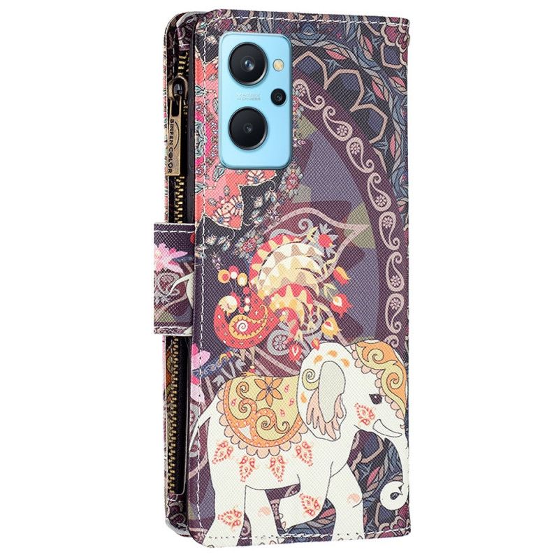 Flip Cover Realme 9i Elefantpung Og Snor