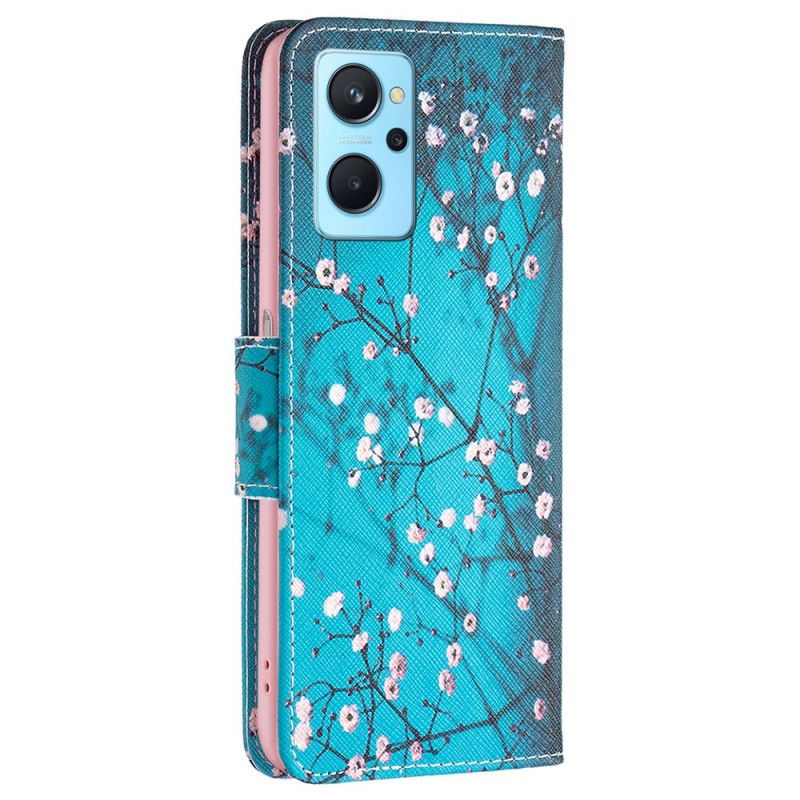 Flip Cover Realme 9i Farvet Træ