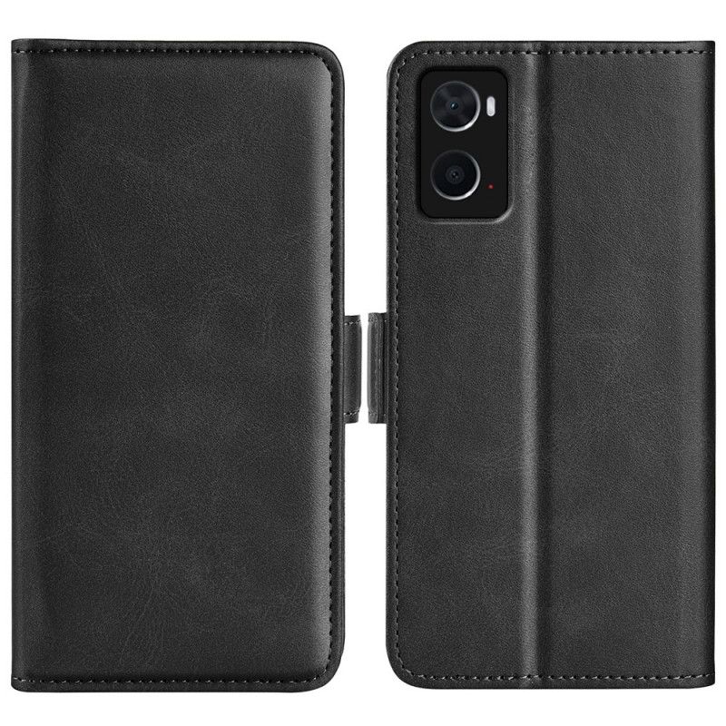 Flip Cover Realme 9i Imiteret Læder Med Skrå Kortholder