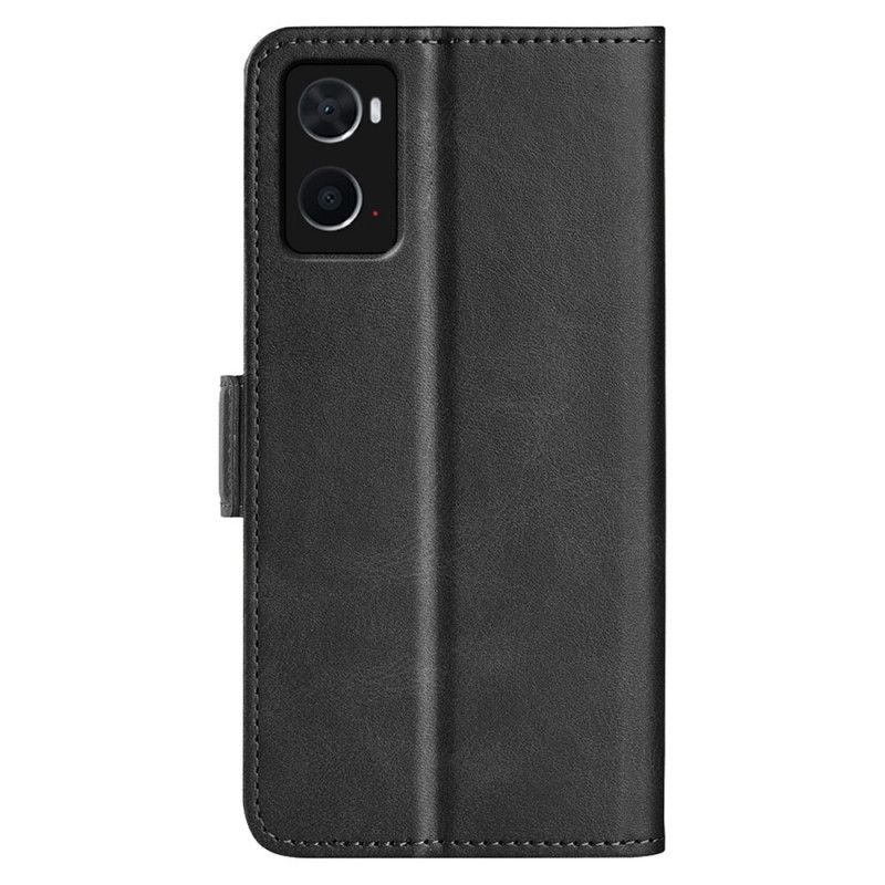 Flip Cover Realme 9i Imiteret Læder Med Skrå Kortholder