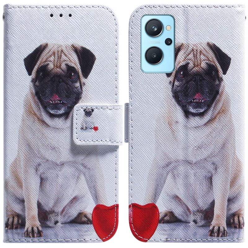 Flip Cover Realme 9i Mopshund